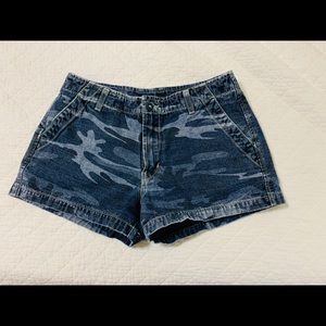 Lucky brand denim camo shorts